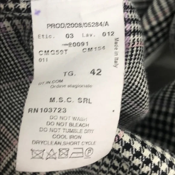 Armani Collezioni Plaid Linen Blazer 6